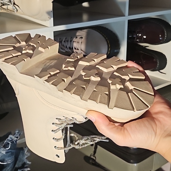 Nude glitter boots - Picture 5 of 6